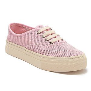 Soludos Blossom Pink Mesh Platform Sneaker